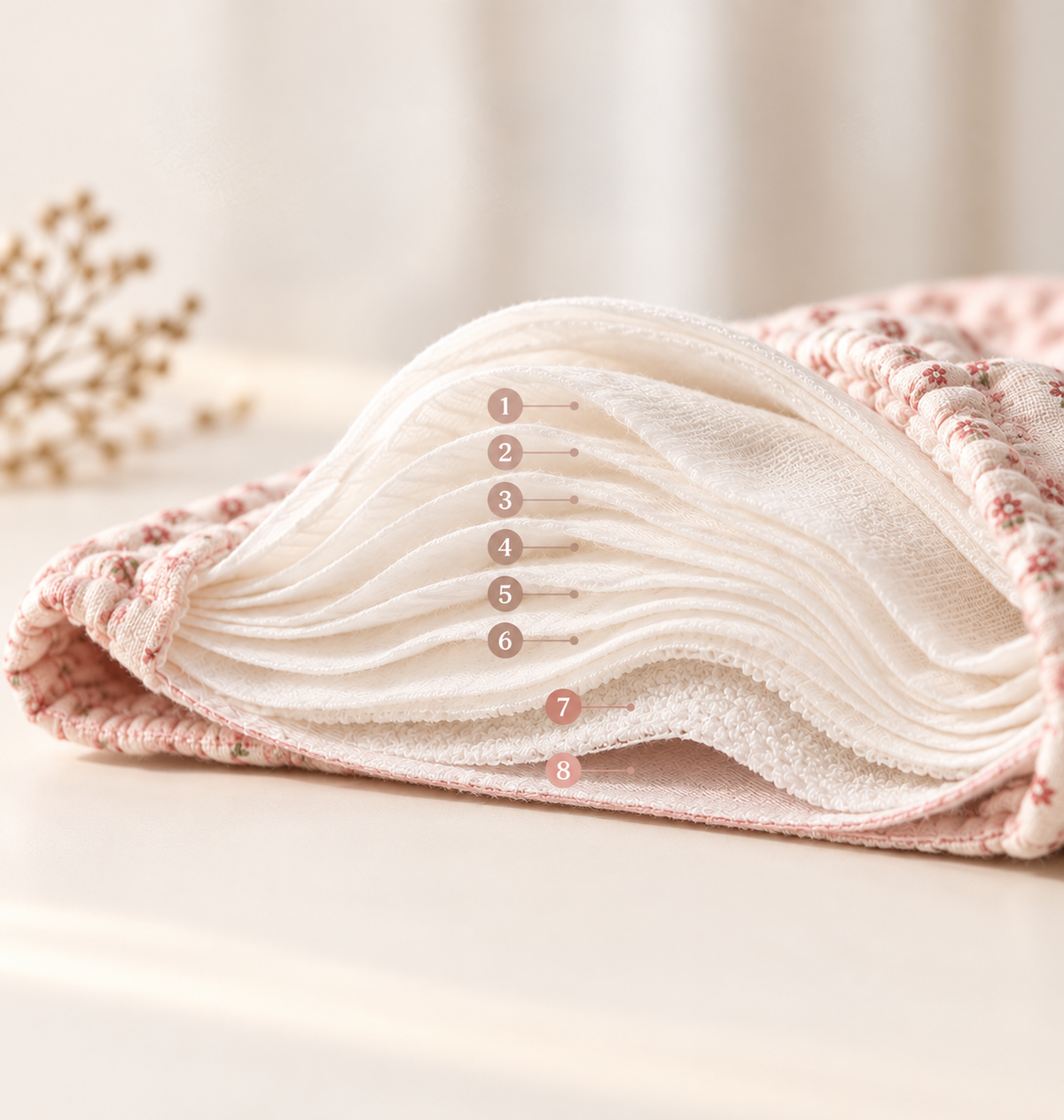 UNDÉ potty training underwear layer construction
